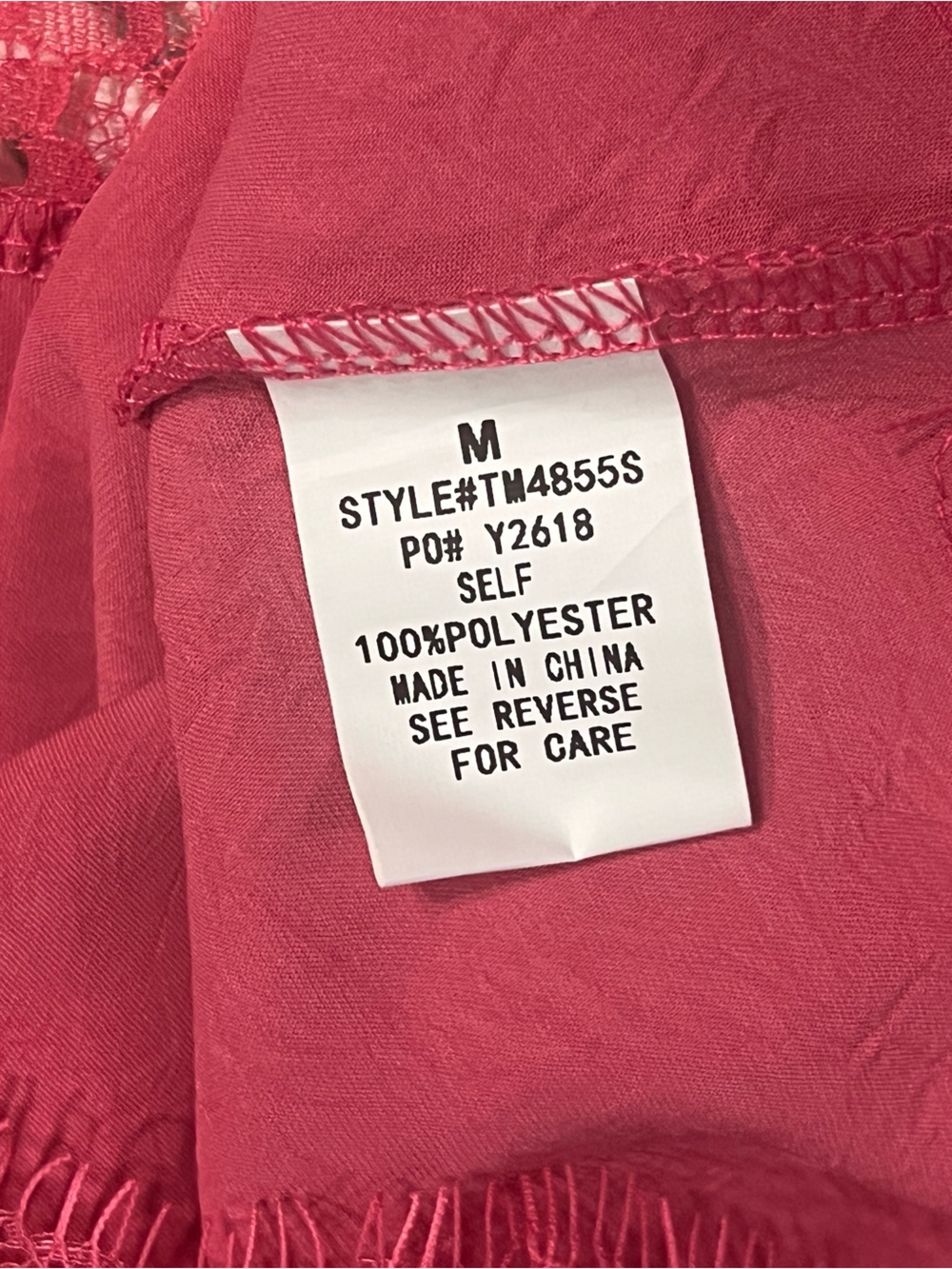 NWT Satin Lace-Trim Pink Mini Skirt - Picture 5 of 5